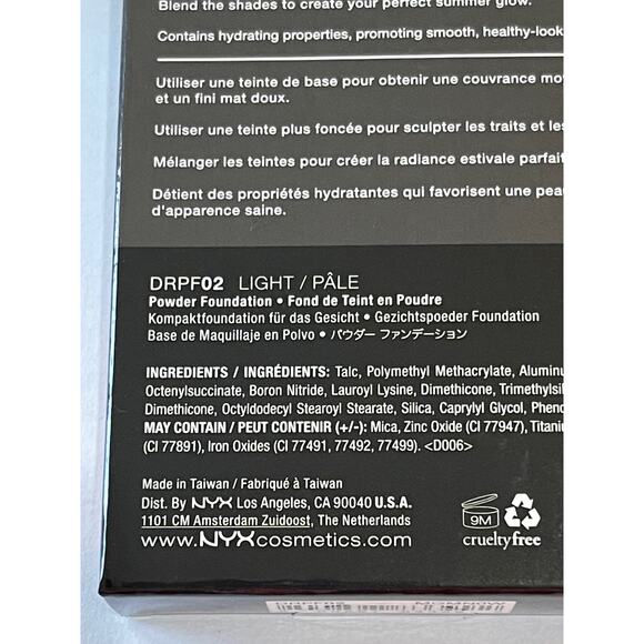 NYX Define & Refine Powder Foundation DRPF02 LIGHT - Picture 4 of 4